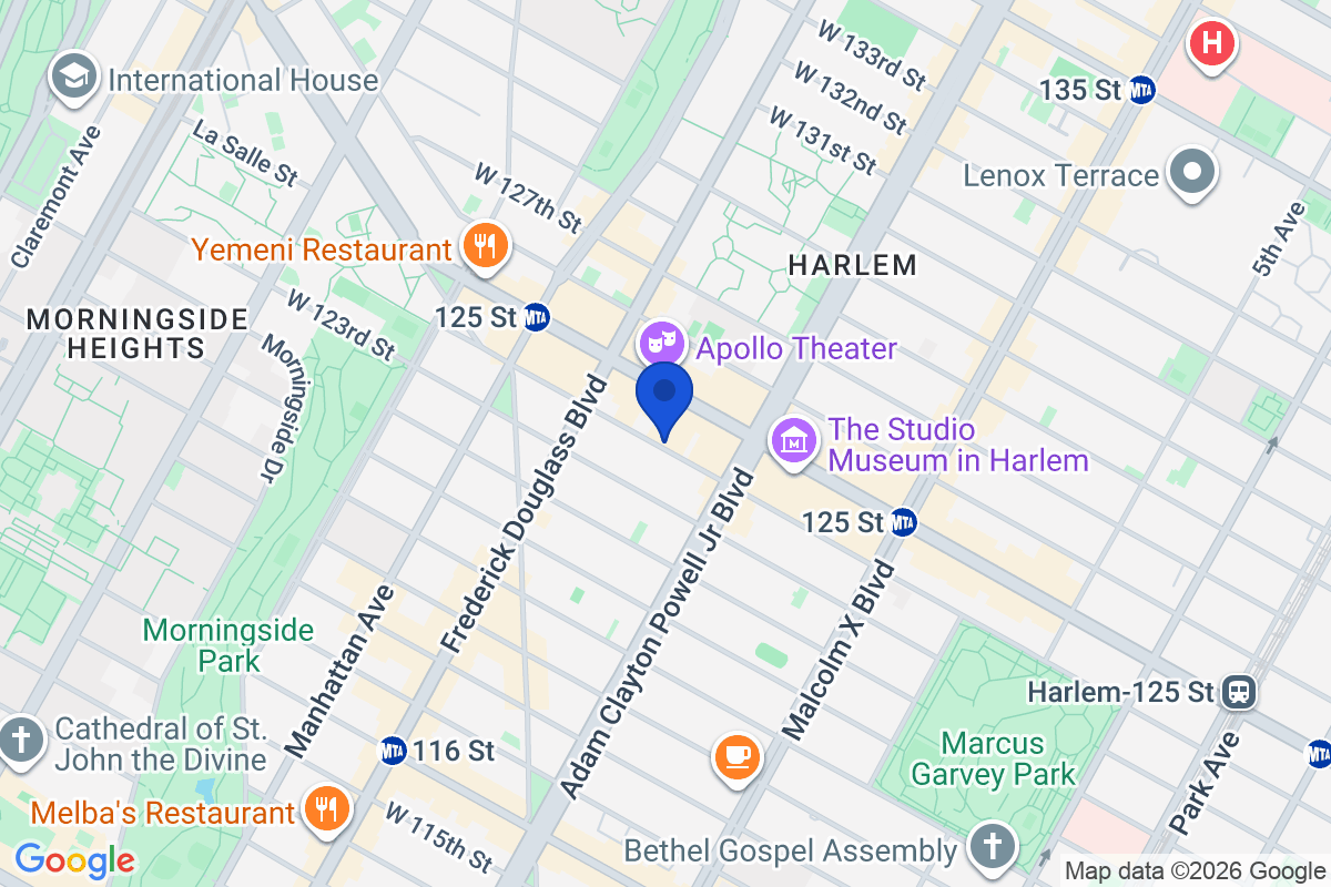 Map showing the location of Touro College, New York in New York, New York