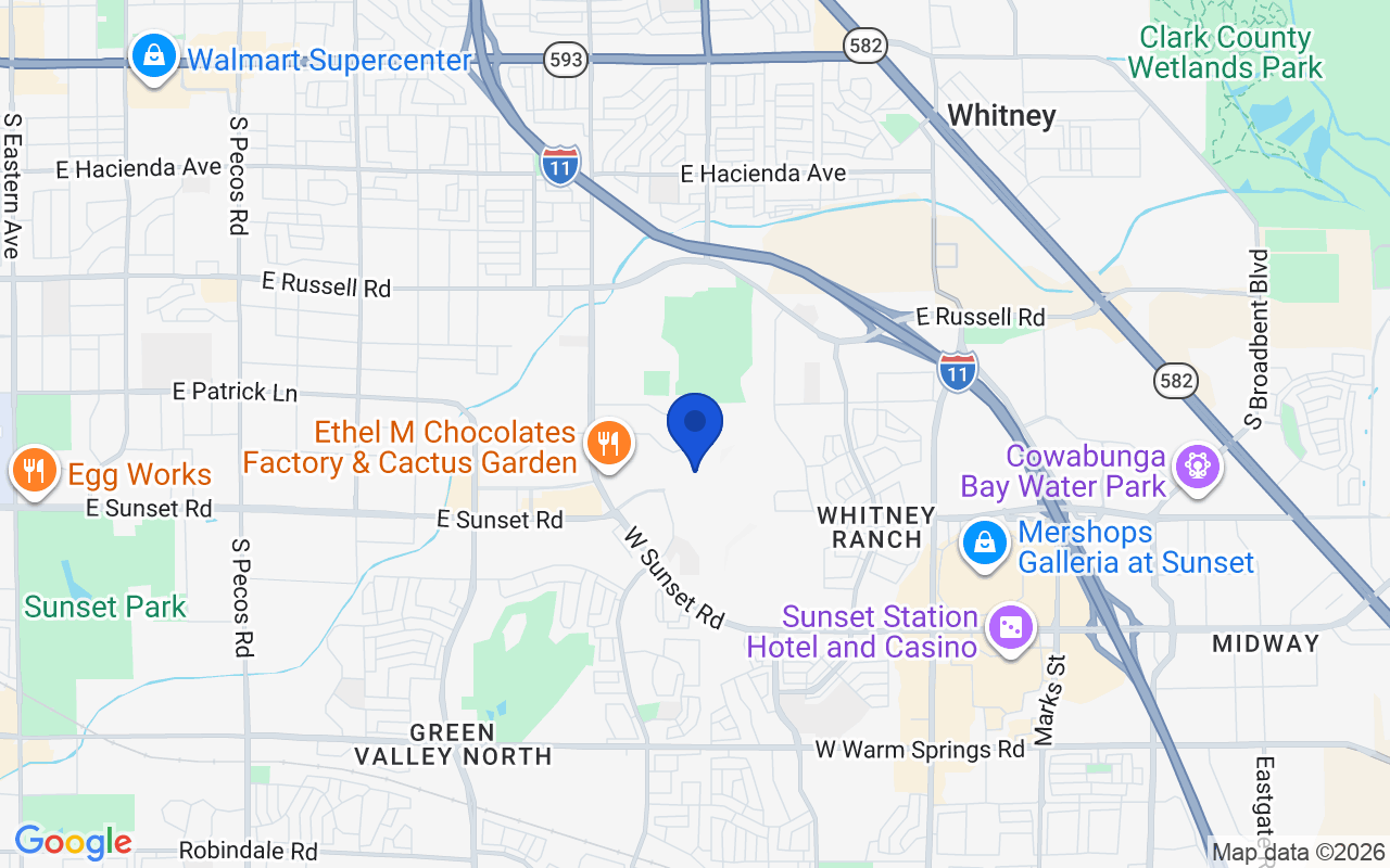 Map of the 1 pharmacy school campus in Nevada